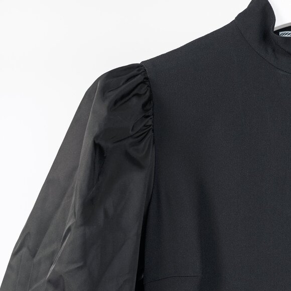 Prada Black Re-Nylon Patchwork Zip Mini Dress - Picture 4 of 15